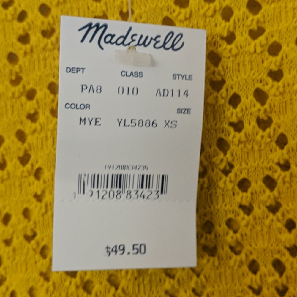 *Sold*MADEWELL Texture & Thread Eyelet Ruffle Top - Picture 3 of 6